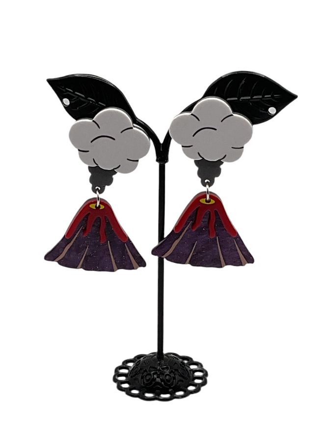 Volcano Earrings Hover Image