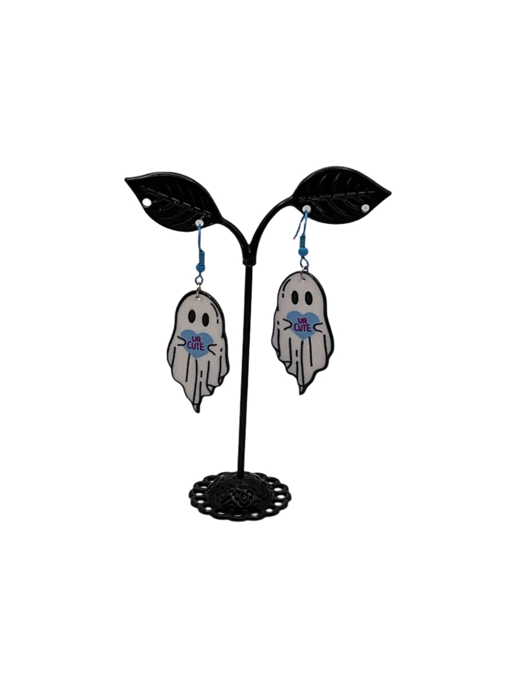 White Ghost Earrings