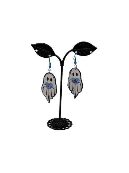 White Ghost Earrings