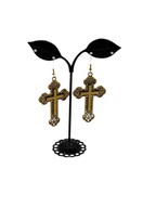 Cross earrings