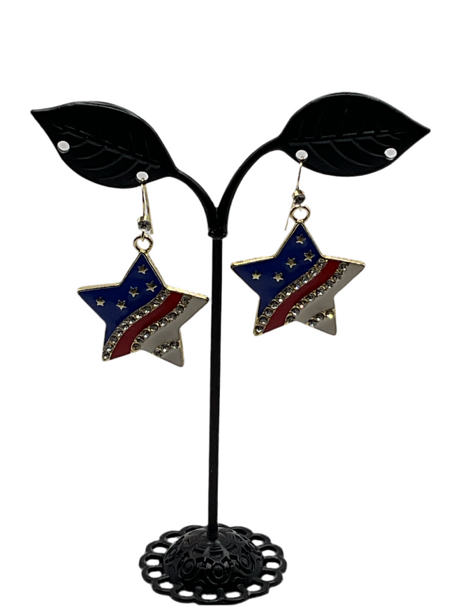 Americana Star Earrings Hover Image