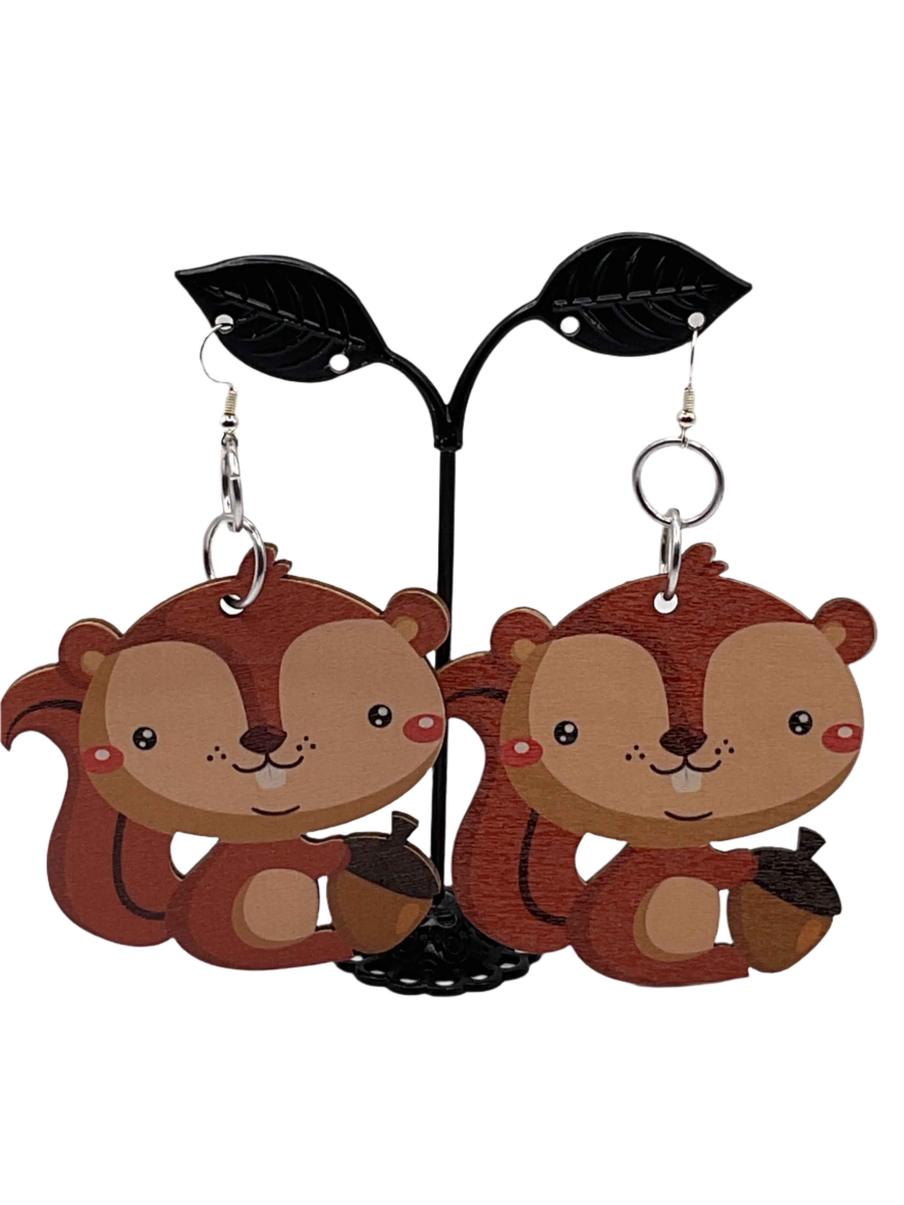 Baby Woodland Animal Earrings