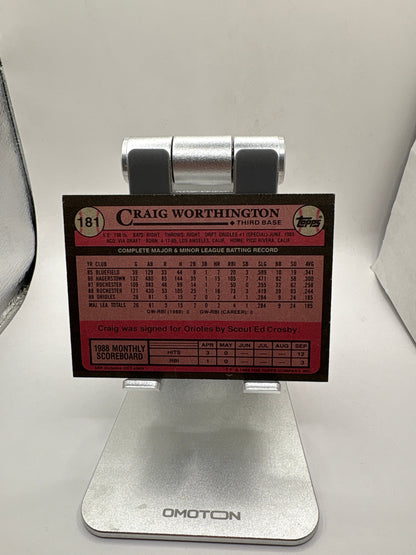 Topps Craig Worthington