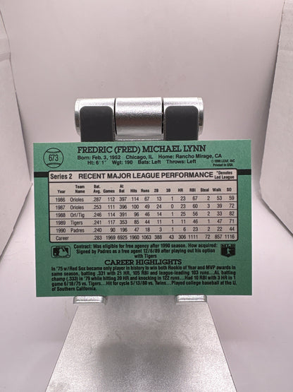 Donruss Fred Lynn Sports Card