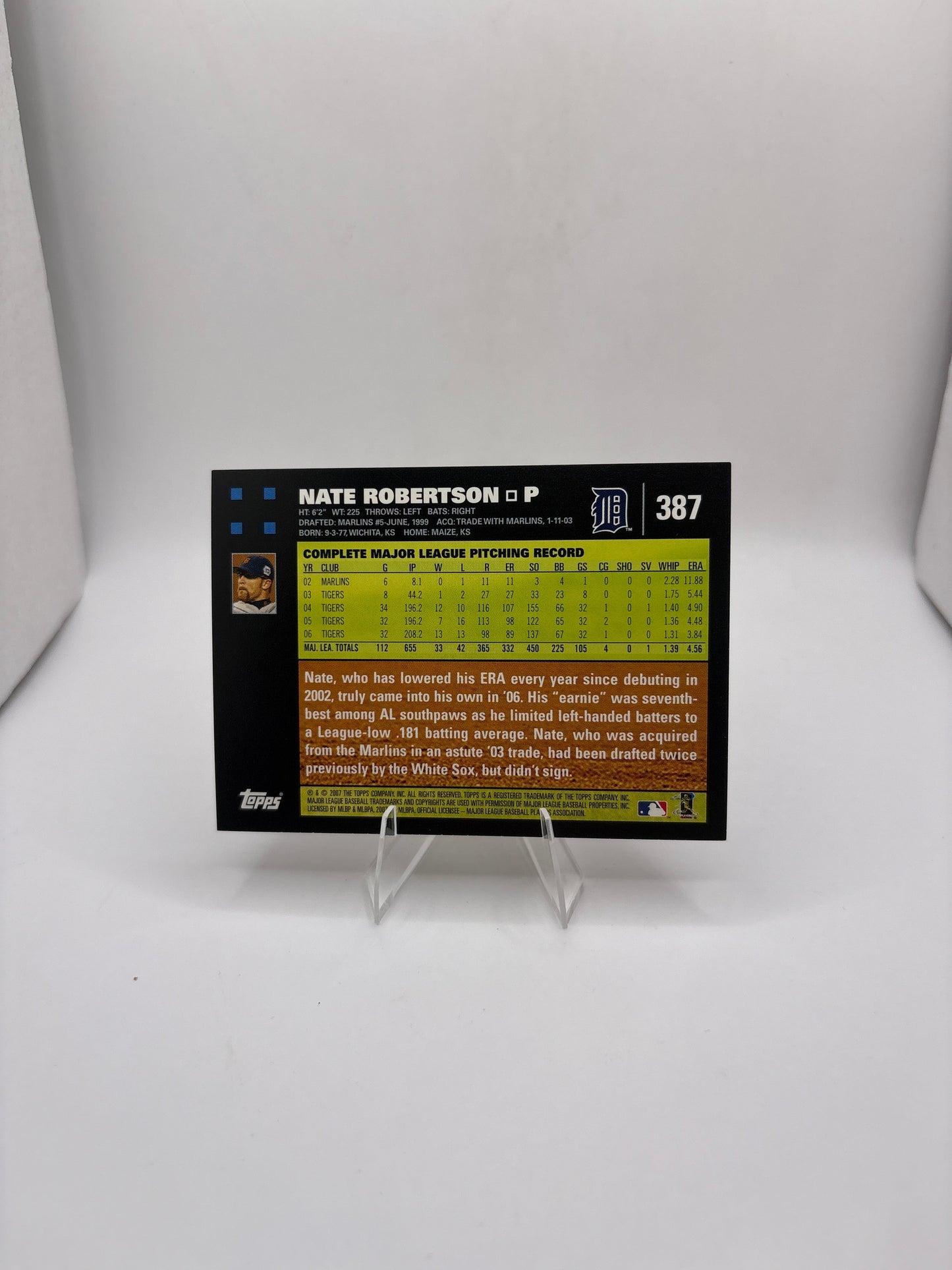 Topps Nate Robertson