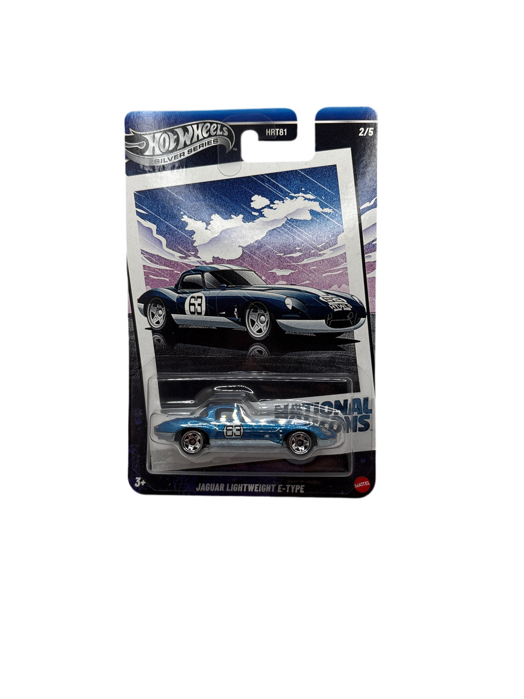 Hot Wheels Jaguar Lightweight E-Type Diecast Blue