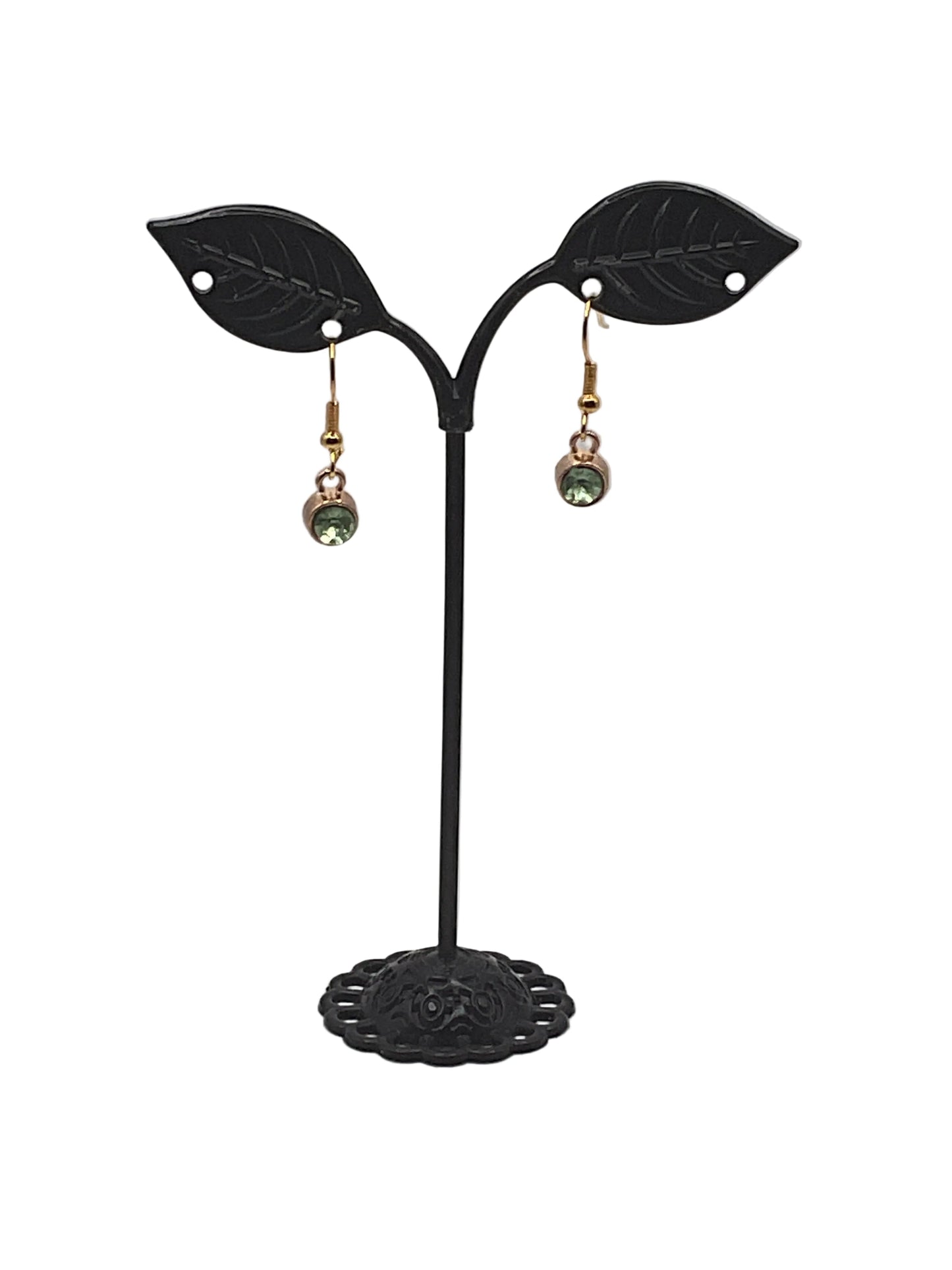 Crystal and Crosses Earrings