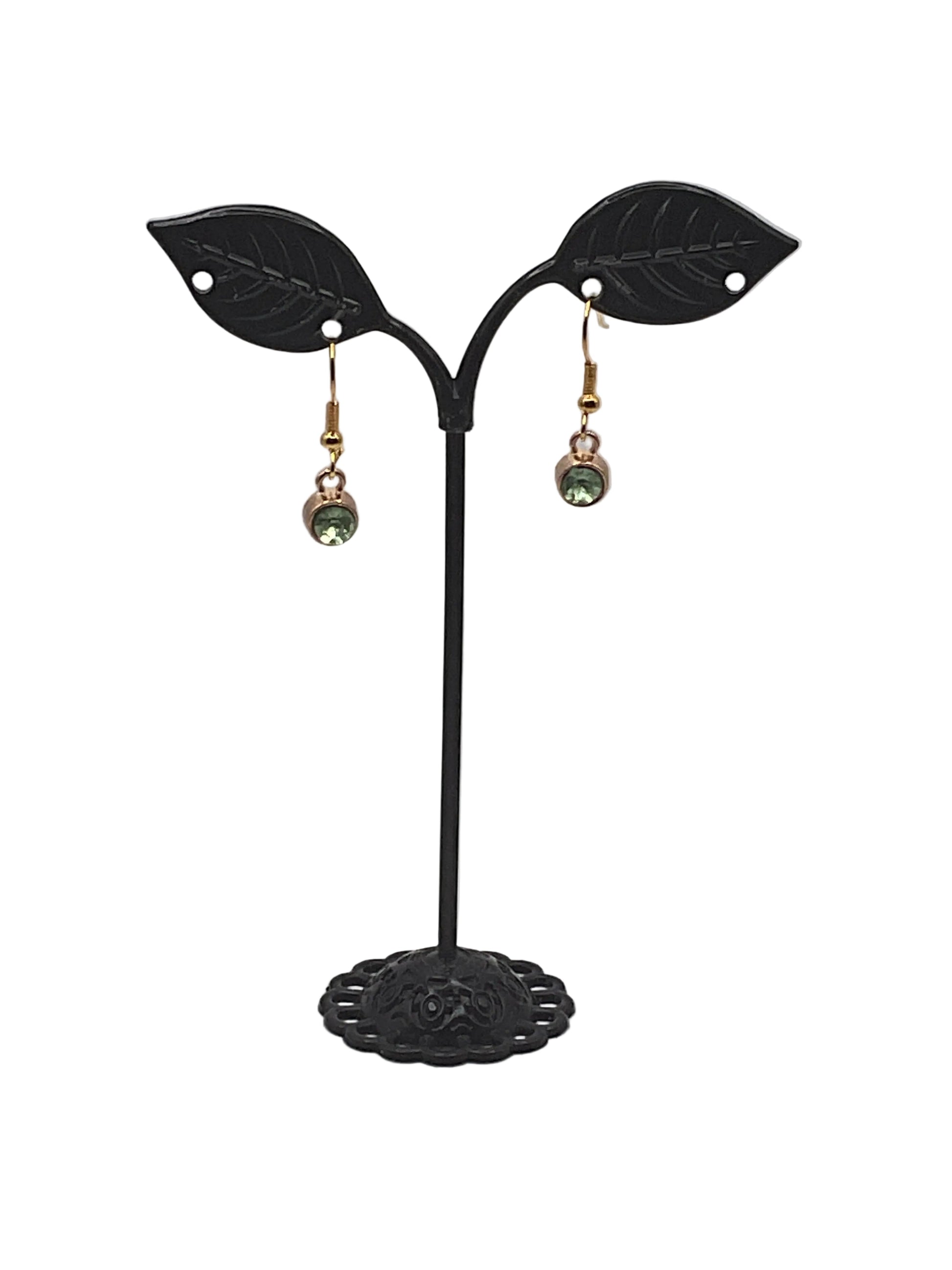 Crystal and Crosses Earrings