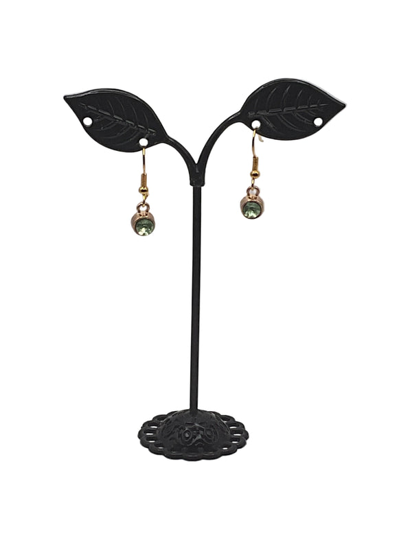 Crystal and Crosses Earrings