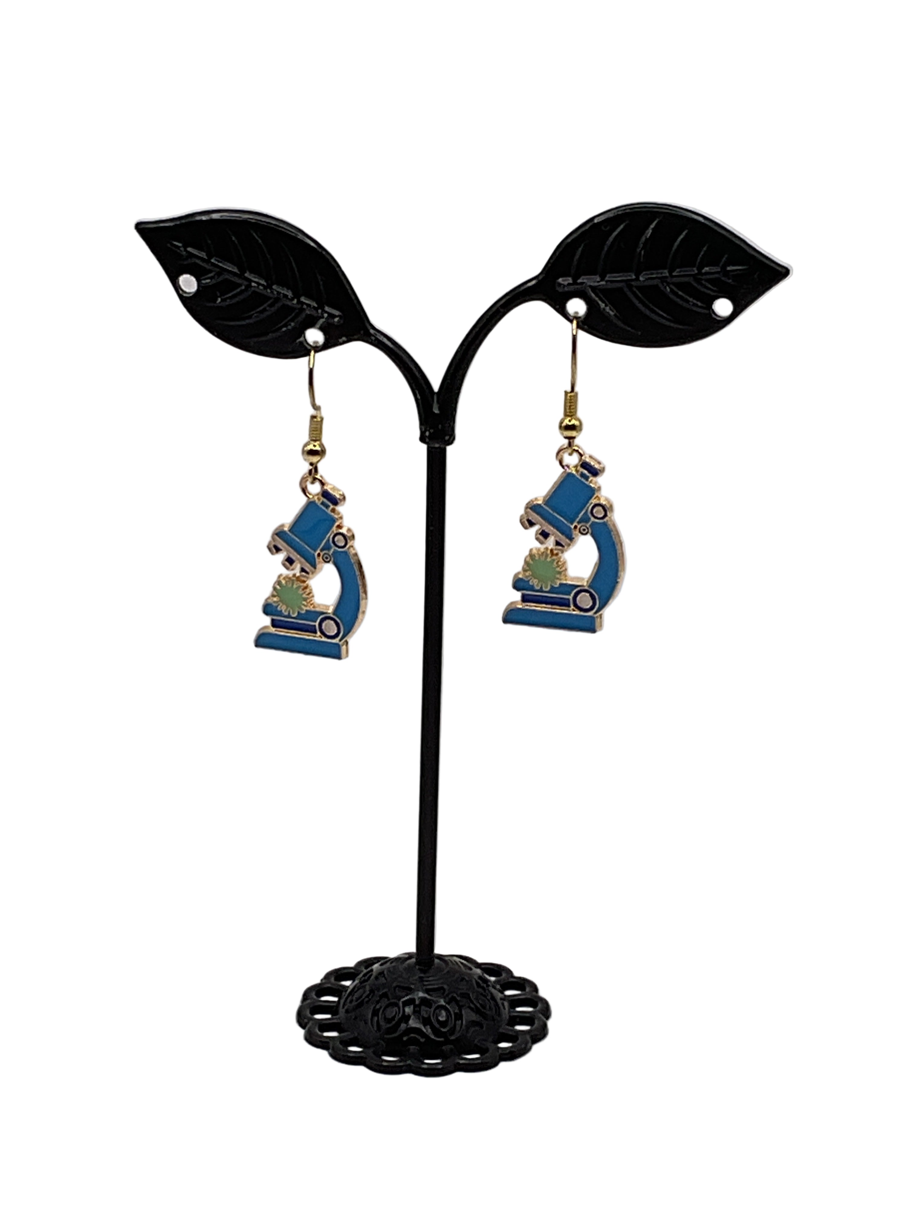 Microscope earrings Main image