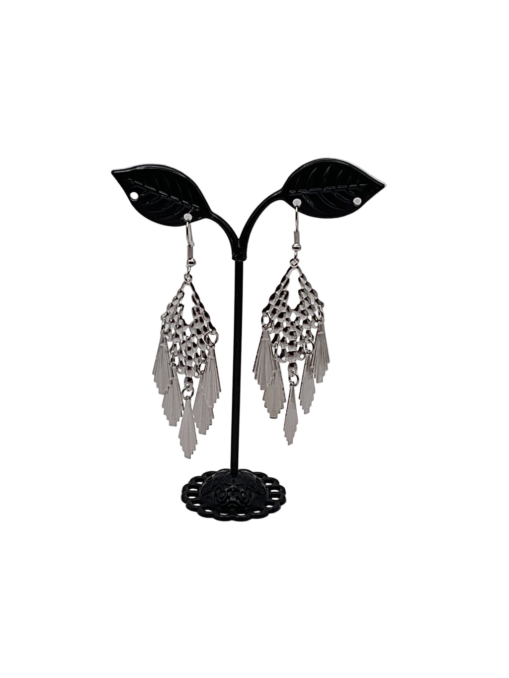 Silver earrings