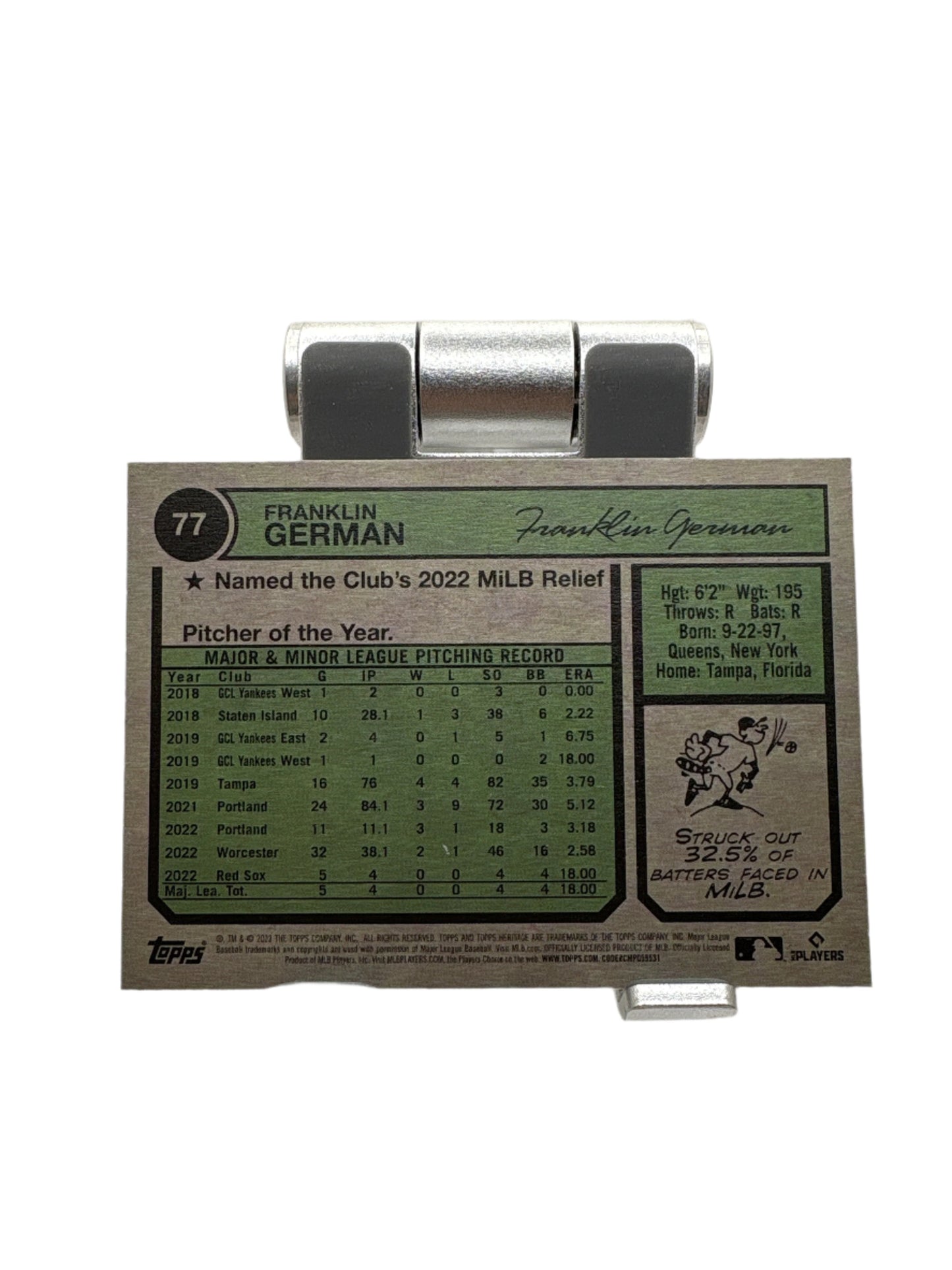 Topps Heritage Franklin German