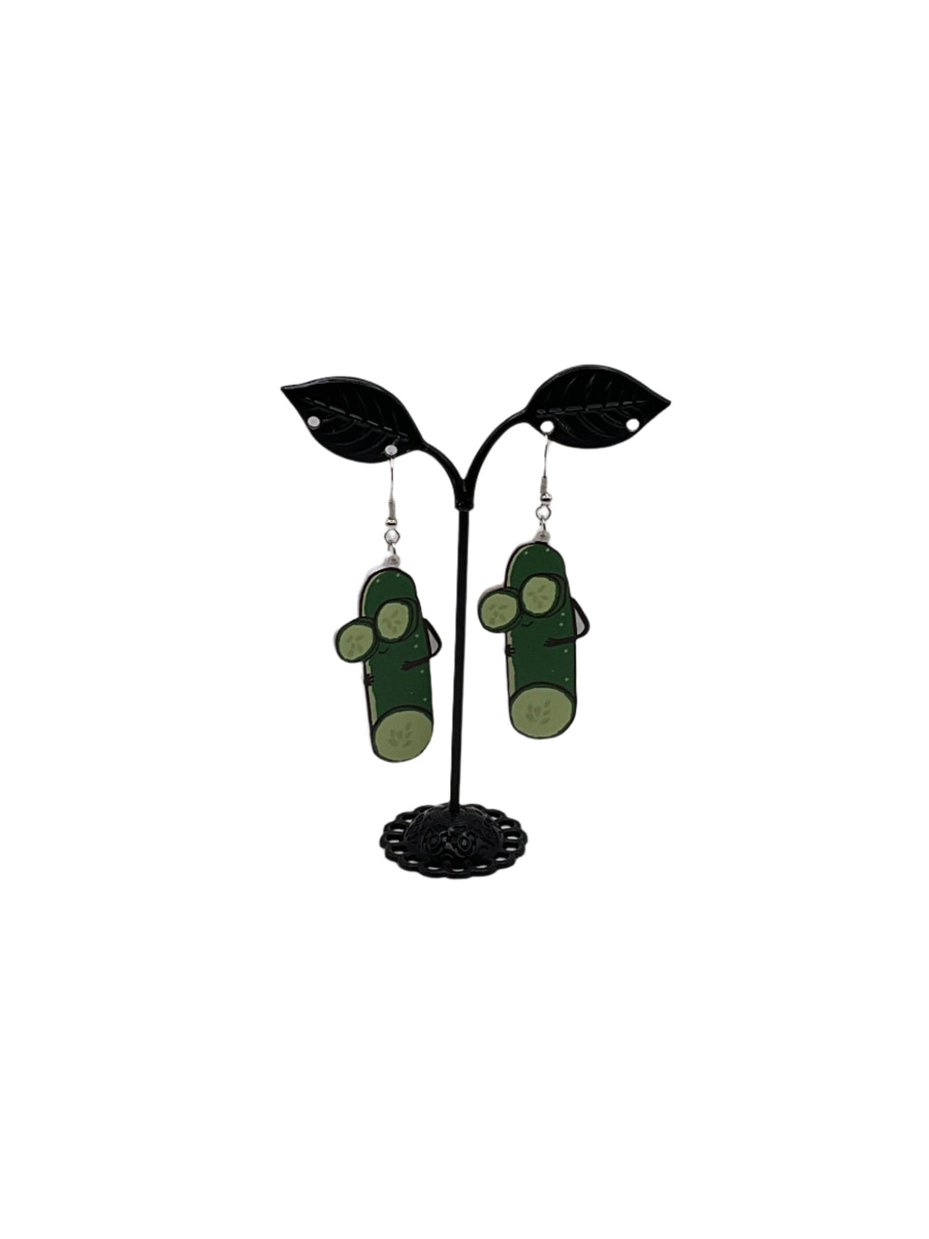 Cucumber earrings