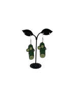 Cucumber earrings