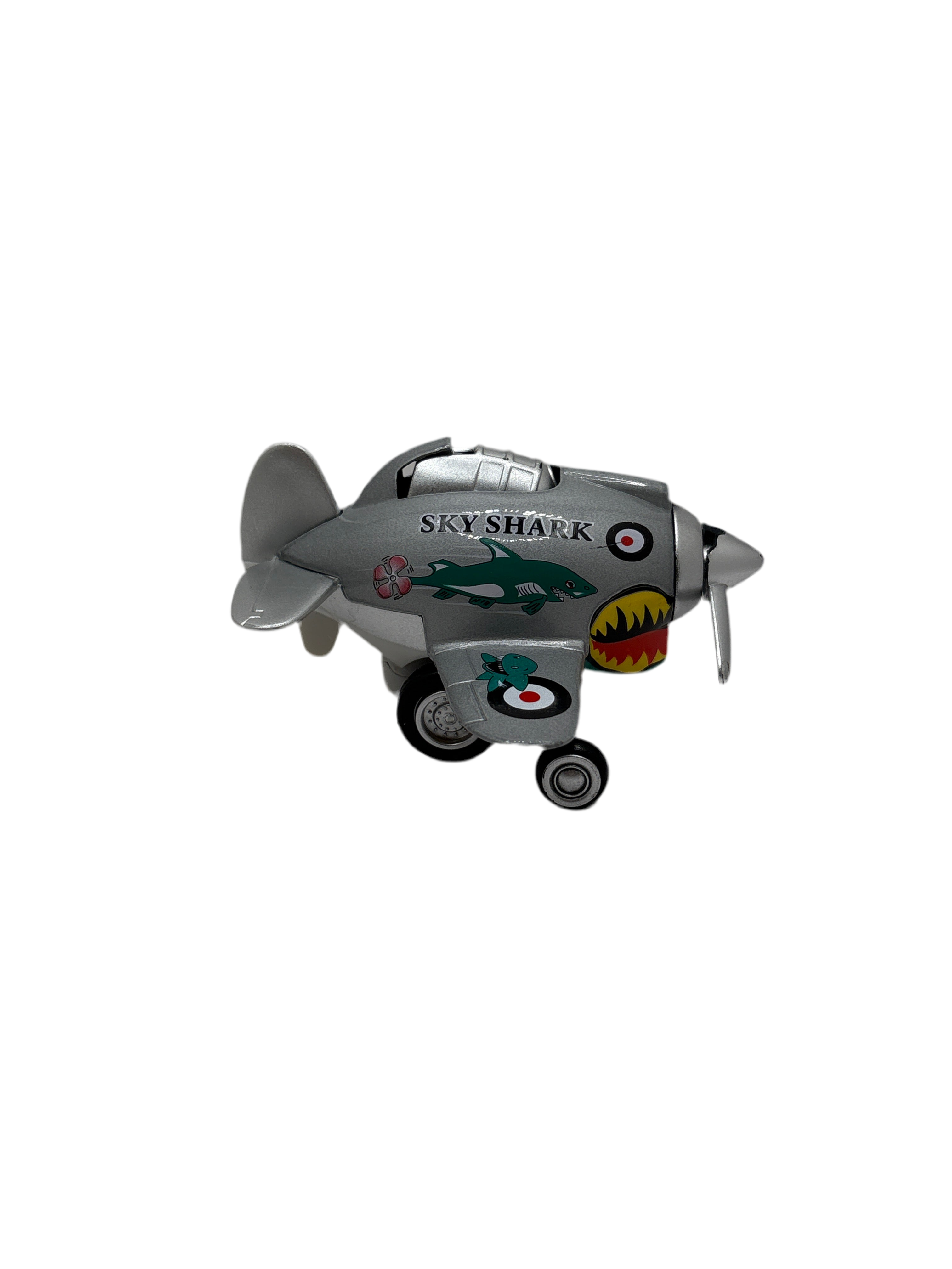 Junye Toys Sky Shark Diecast Silver Main image