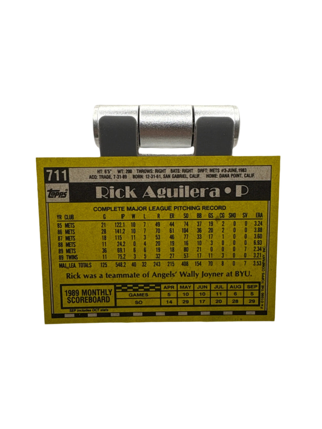 Topps Rick Aguilera