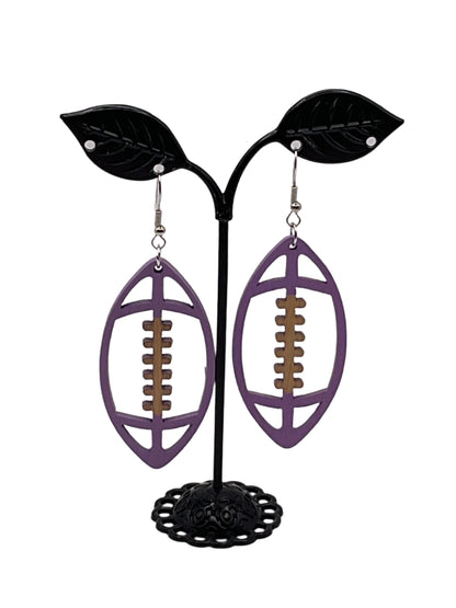 Football earrings