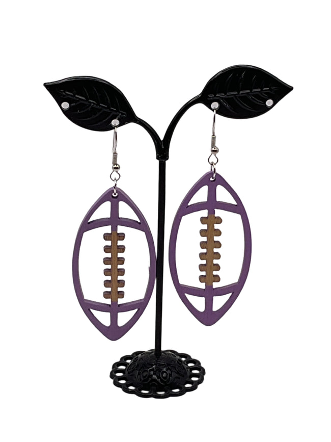 Football earrings Hover Image
