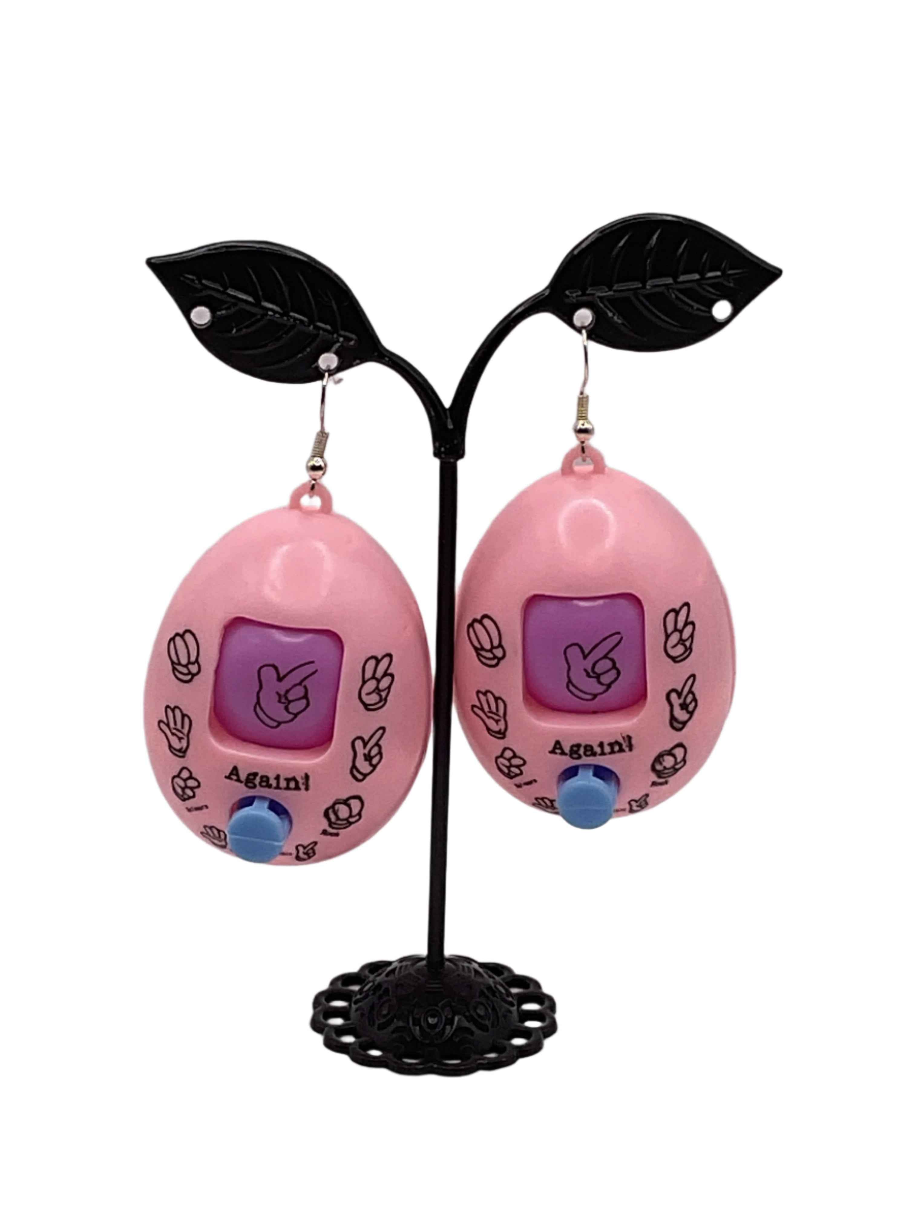 Rock Paper Scissor Earrings Main image