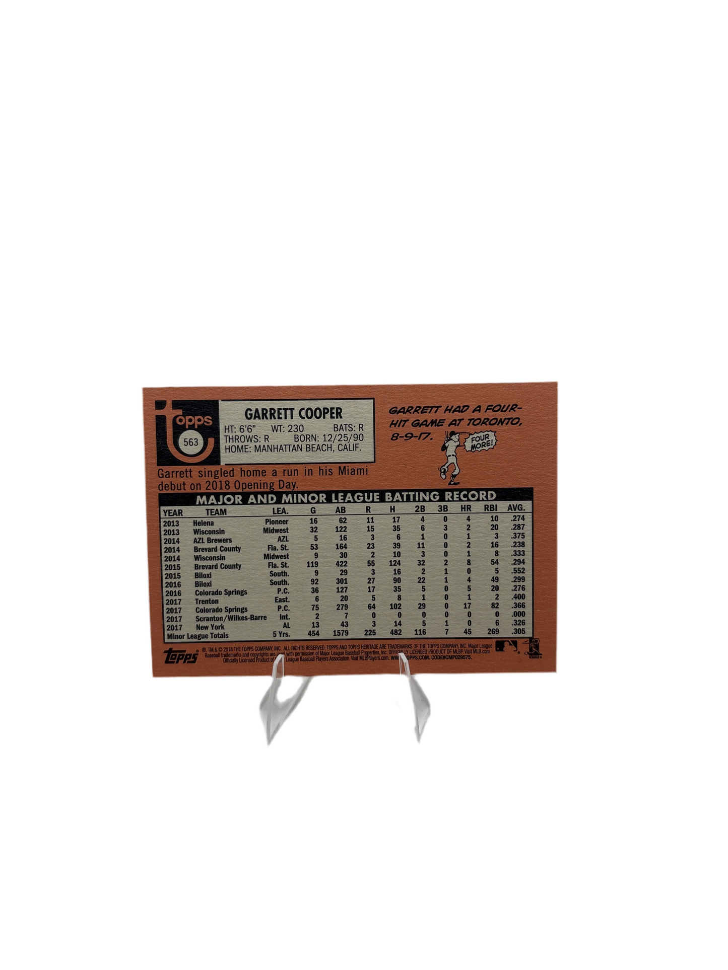 Topps Garrett Cooper