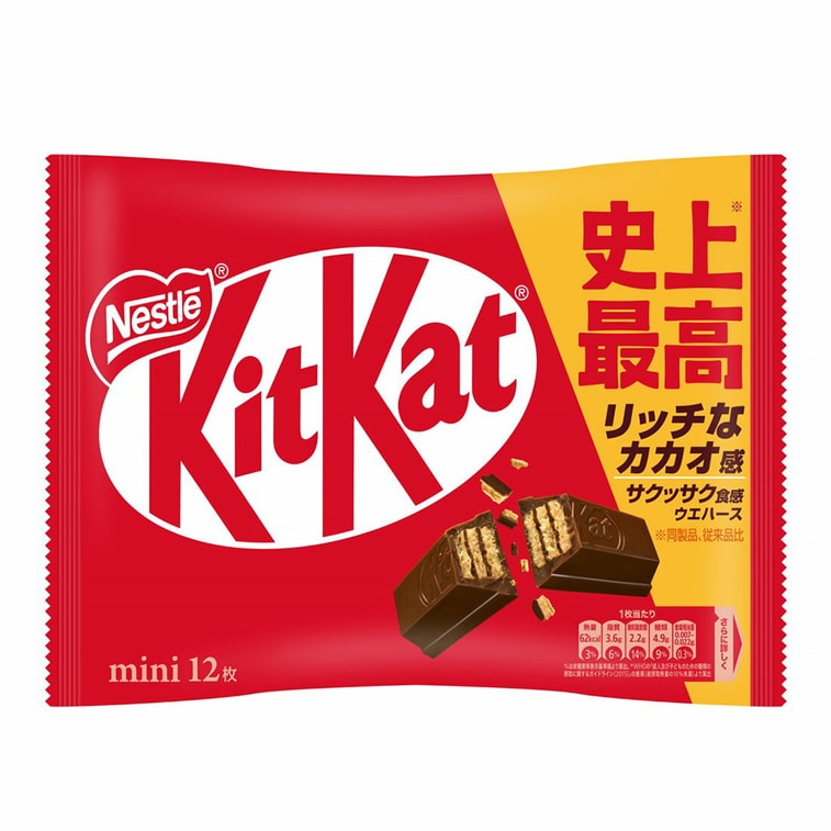 NESTLE Mini KitKat Chocolate Wafer Biscuits Original Chocolate 12 Pieces Main image