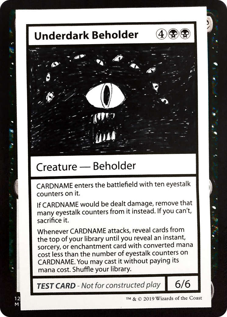 Underdark Beholder (CMB1-049) - Mystery Booster Playtest Cards 2021