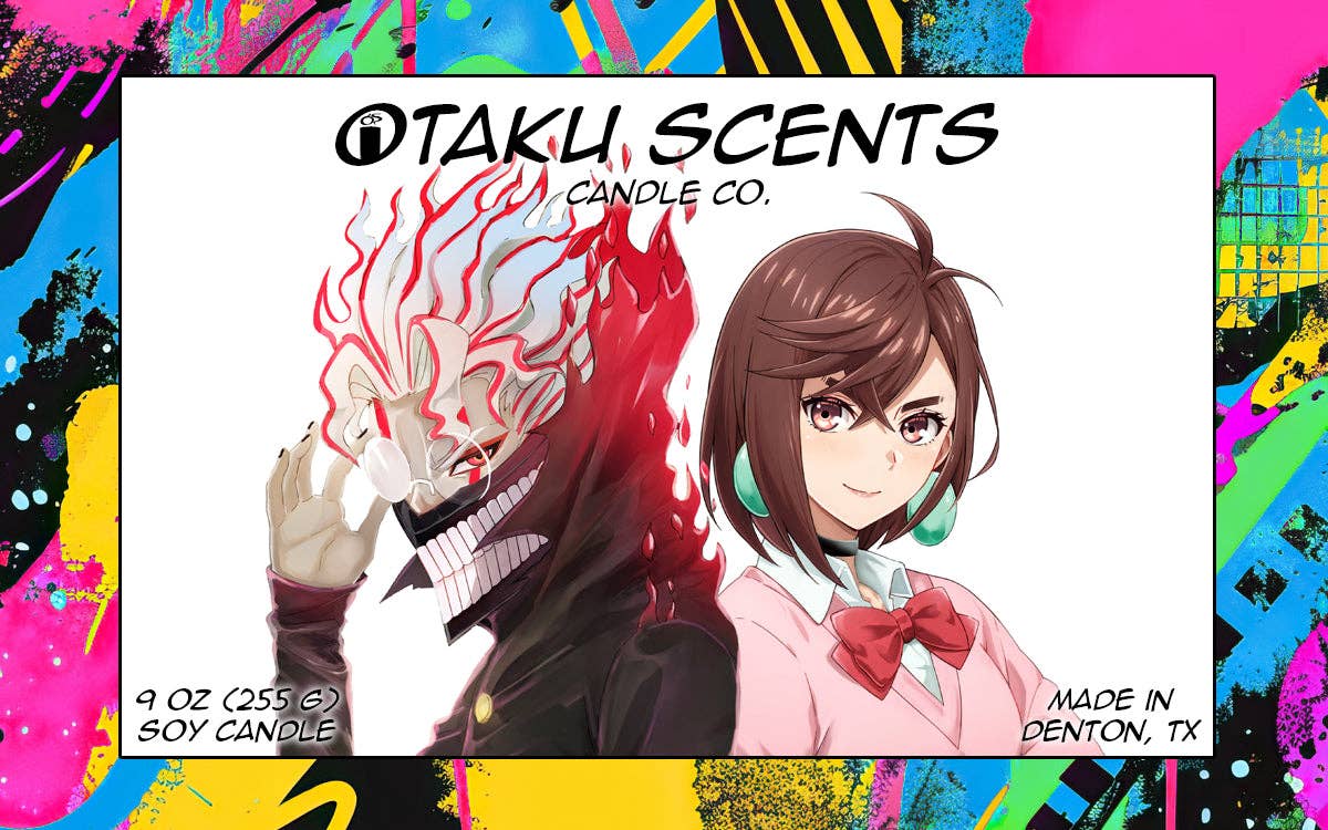 Momo and Okarun Candle Main image