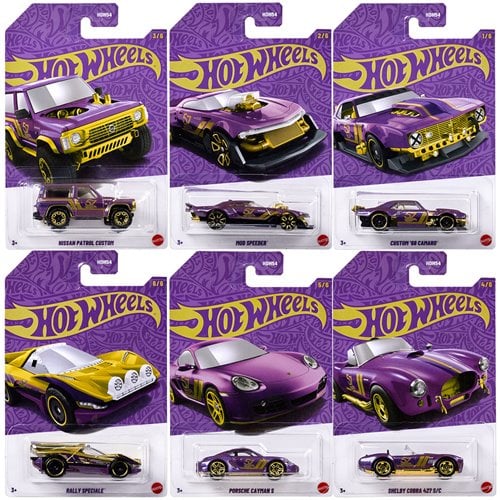 Hot Wheels Pearl and Chrome, Purple, 57th Anniversary Collection, 1:64 Scale Diecast Cars