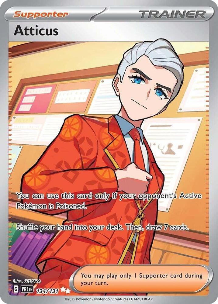 Atticus (134/131) [Scarlet & Violet: Prismatic Evolutions] Main image