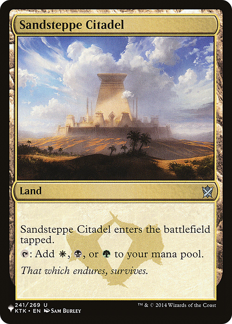 Sandsteppe Citadel (LIST-KTK-241) - The List