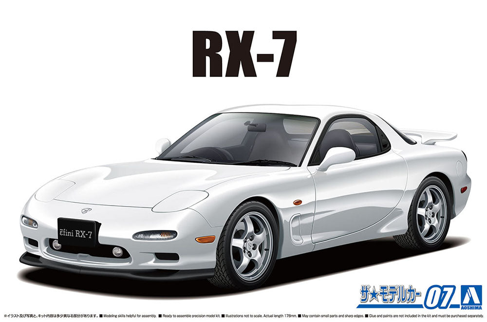 1/24 MAZDA FD3S RX-7 '96 Model Kit - Collectors World Toys