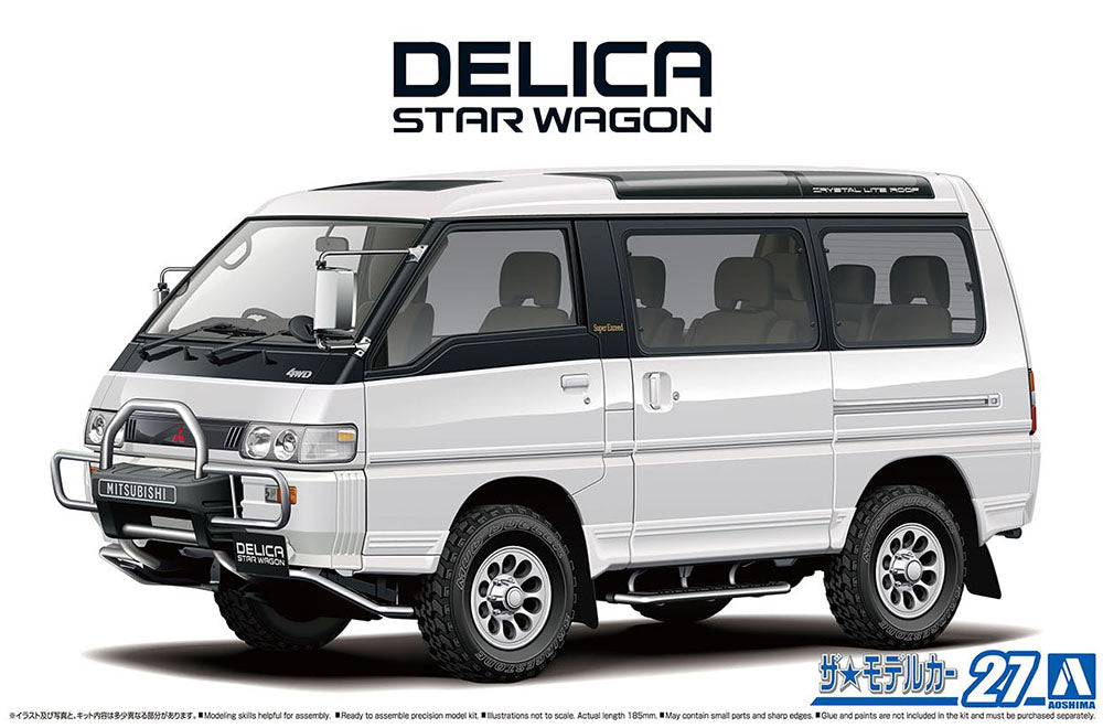 1/24 MITSUBISHI P35W DELICA STAR WAGON '91 Model Kit - Collectors World Toys