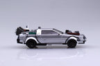 1/43 BACK TO THE FUTURE 1/43 Pullback DELOREAN from PART 3 & Rail road Model Kit - Collectors World Toys