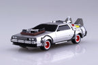1/43 BACK TO THE FUTURE 1/43 Pullback DELOREAN from PART 3 & Rail road Model Kit - Collectors World Toys