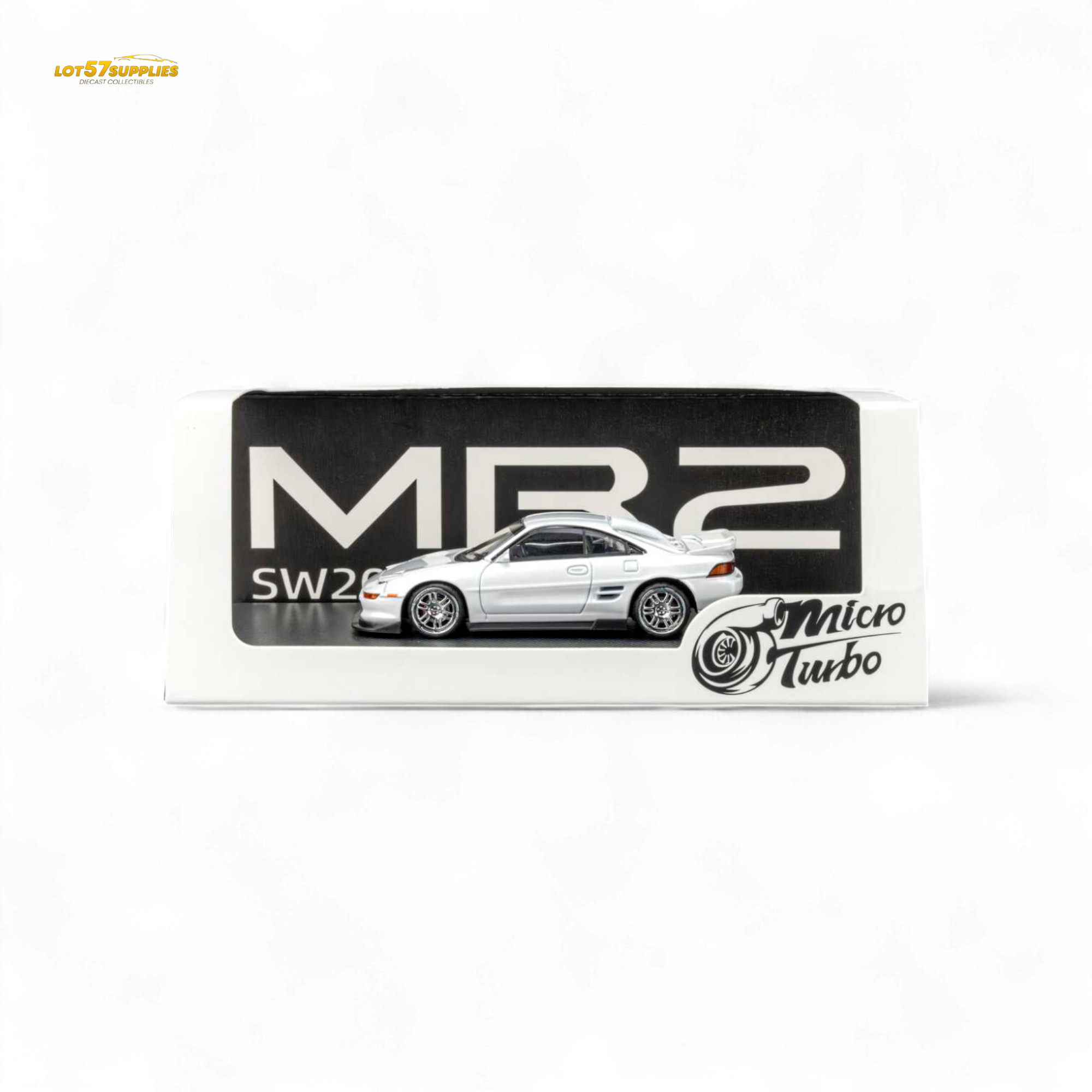 (Pre-Order) Microturbo Toyota MR-2 SW20 Revision 4 V2 – White 1:64 - Collectors World Toys