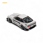 MicroTurbo Custom 180SX - Pandem Rocket Bunny White 1:64 - Collectors World Toys