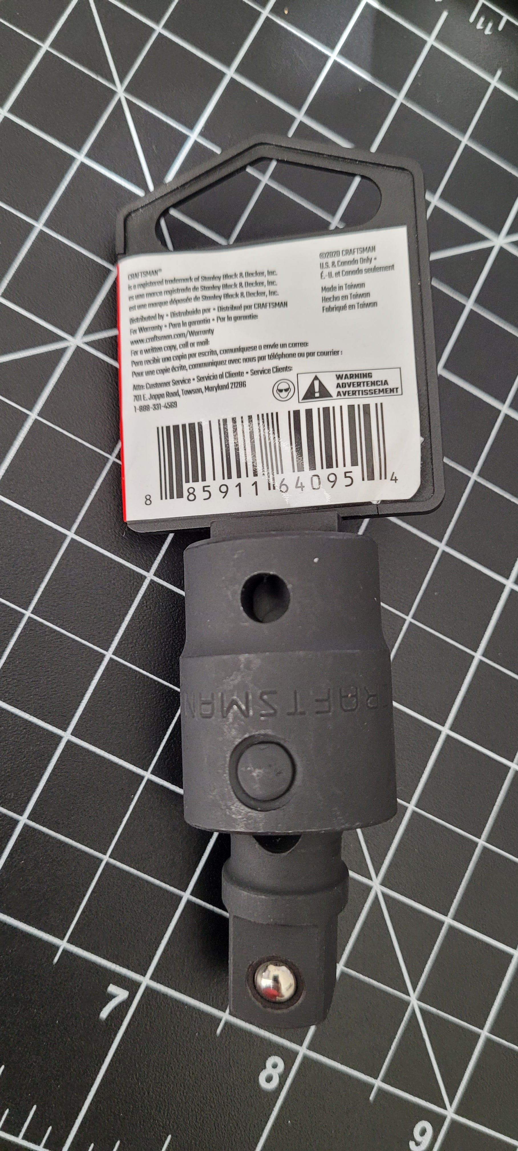 Craftsman CMMT19492 1/2" Drive SAE Impact Universal Joint Adapter Swivel Socket