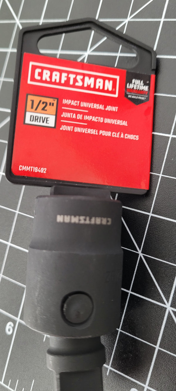 Craftsman CMMT19492 1/2" Drive SAE Impact Universal Joint Adapter Swivel Socket