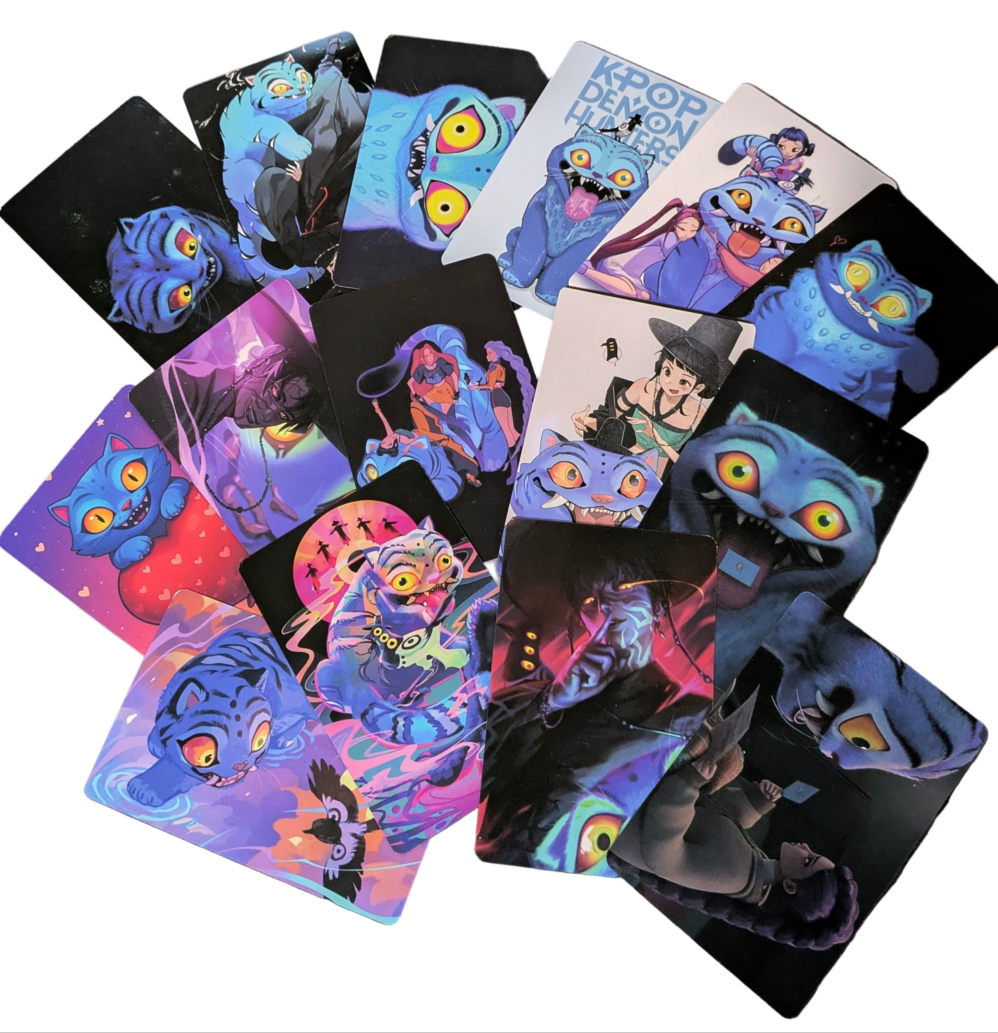 K-POP DEMON HUNTERS Collectible Card Set – Derpy Tiger Edition (55 Cards) Main image
