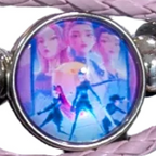 K-POP DEMON HUNTERS Leather Charm Bracelet – Fangirl Edition