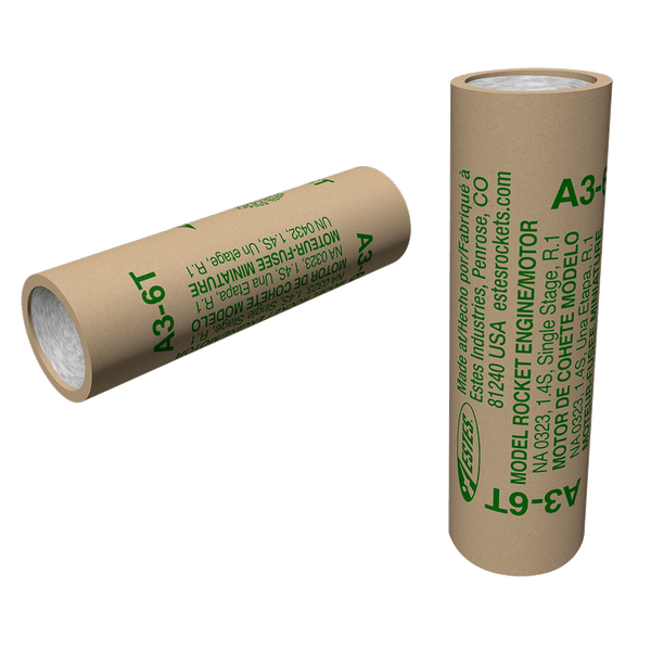 ESTES - A3-6T Model Rocket Engines