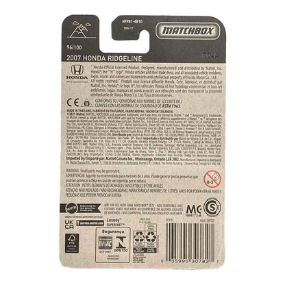 Matchbox 2007 Honda Ridgeline - Matchbox Series 96/100