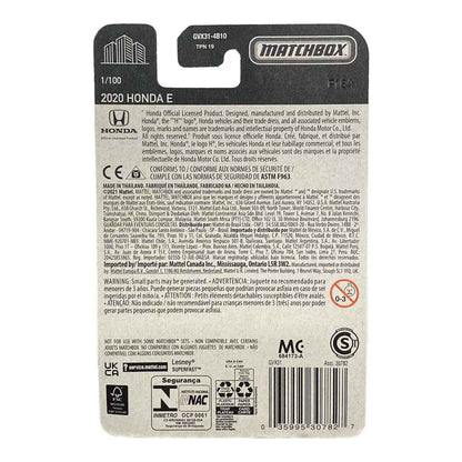 Matchbox 2020 Honda E - Matchbox Series 1/100
