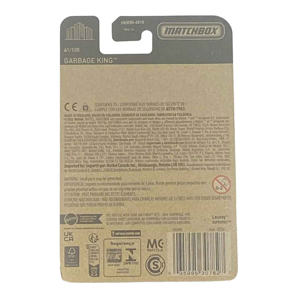 Matchbox Garbage King - Matchbox 70 Years Series 61/100