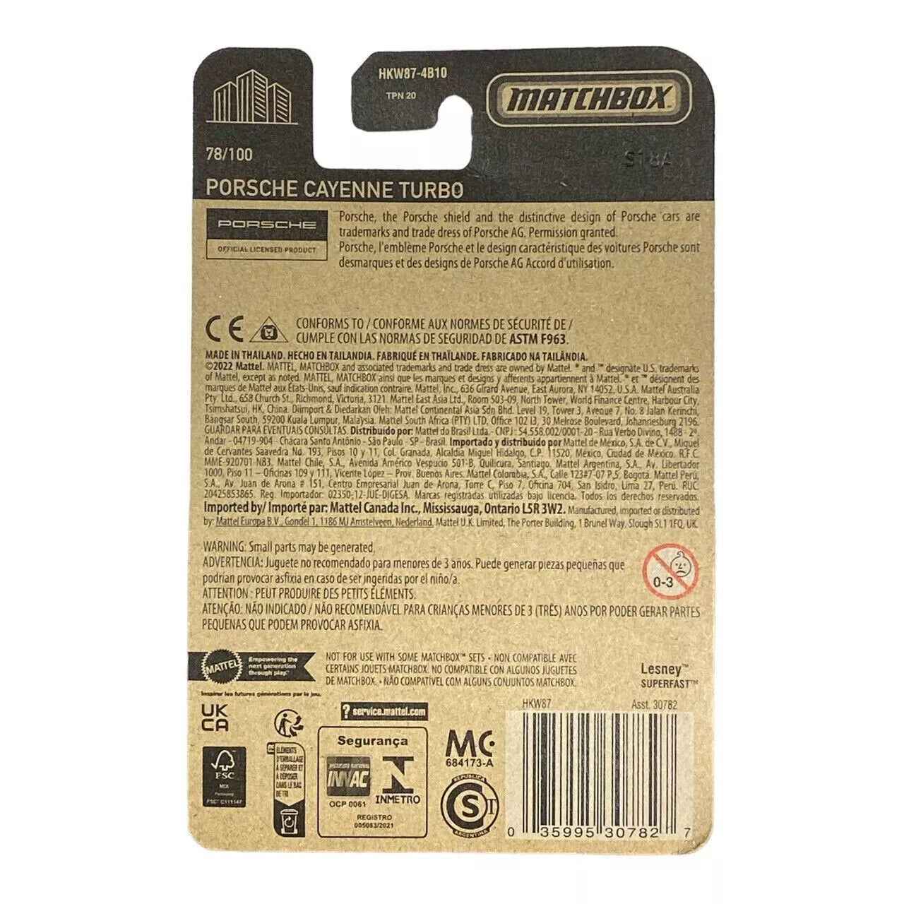 Matchbox Porsche Cayenne Turbo - Matchbox 70 Years Series 78/100