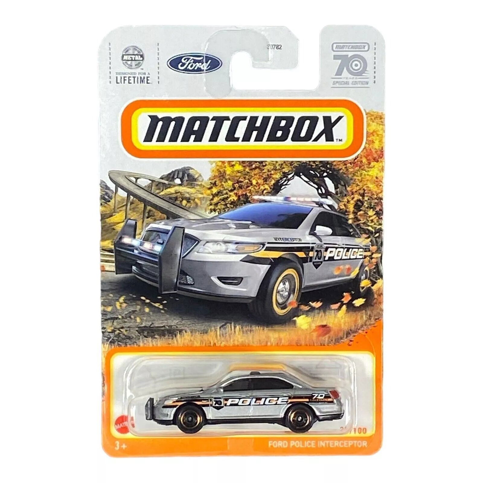 Matchbox Ford Police Interceptor - Matchbox 70 Years Series 23/100 - Collectors World Toys