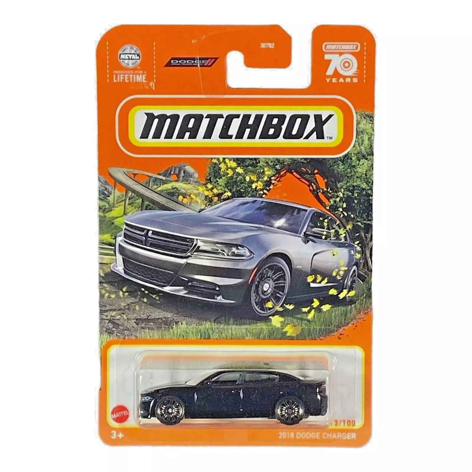 Matchbox 2018 Dodge Charger - Matchbox 70 Years Series 13/100 Main image
