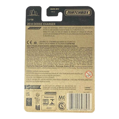 Matchbox 2018 Dodge Charger - Matchbox 70 Years Series 13/100