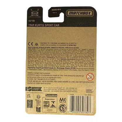 Matchbox 1949 Kurtis Sport Car - Matchbox 70 Years Series 46/100