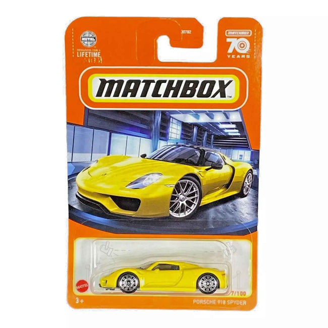 Matchbox Porsche 918 Spyder - Matchbox 70 Years Series 77/100 - Hover Image